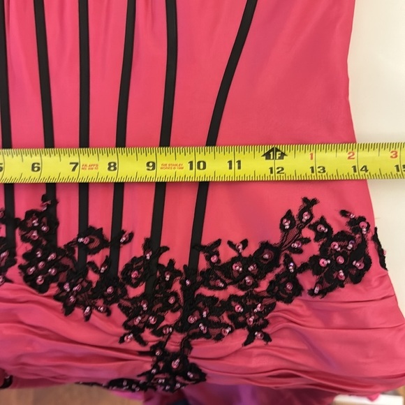 Pink Strapless Gown with Sweetheart Neckline - Picture 13 of 14